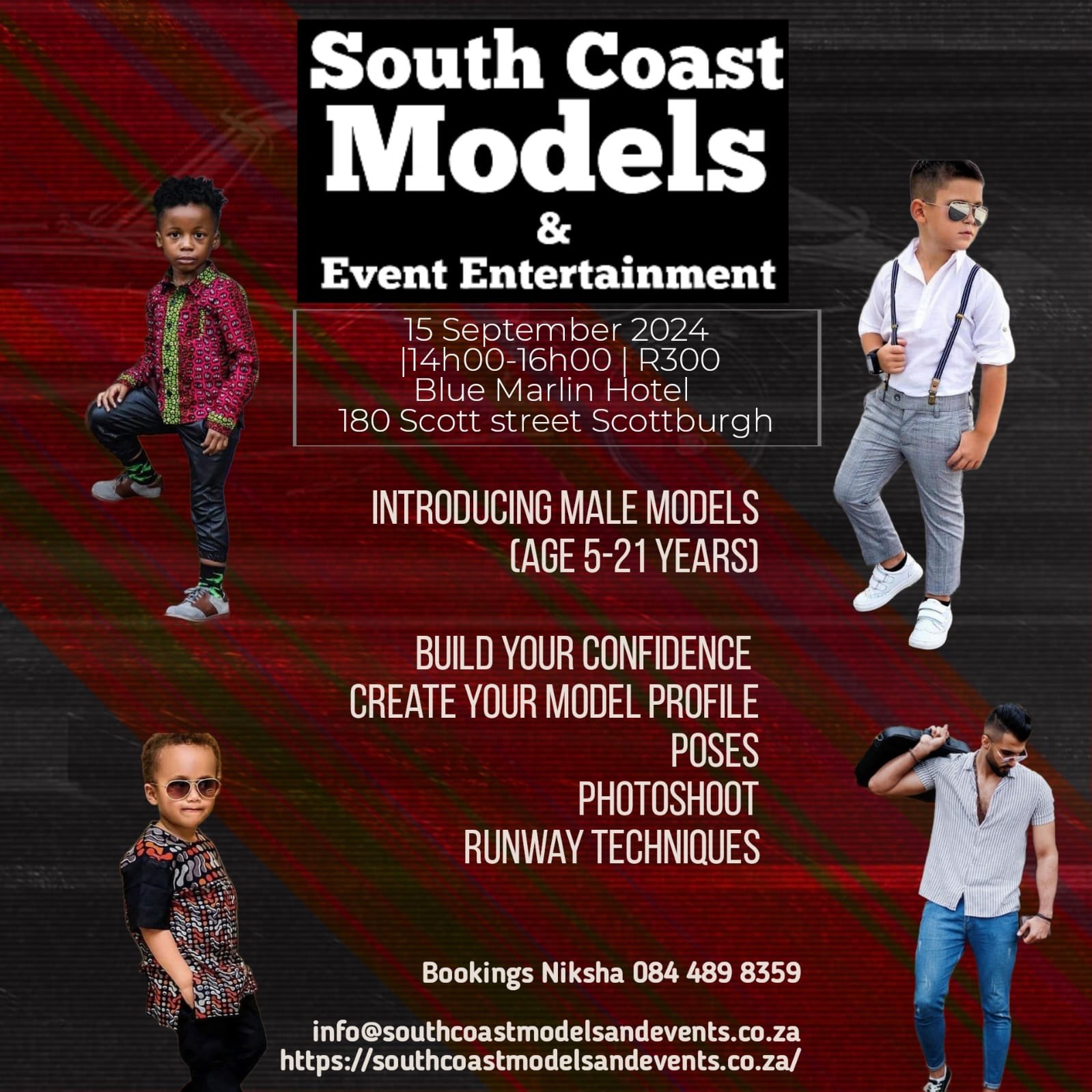 Male Model Training - South Coast Models
